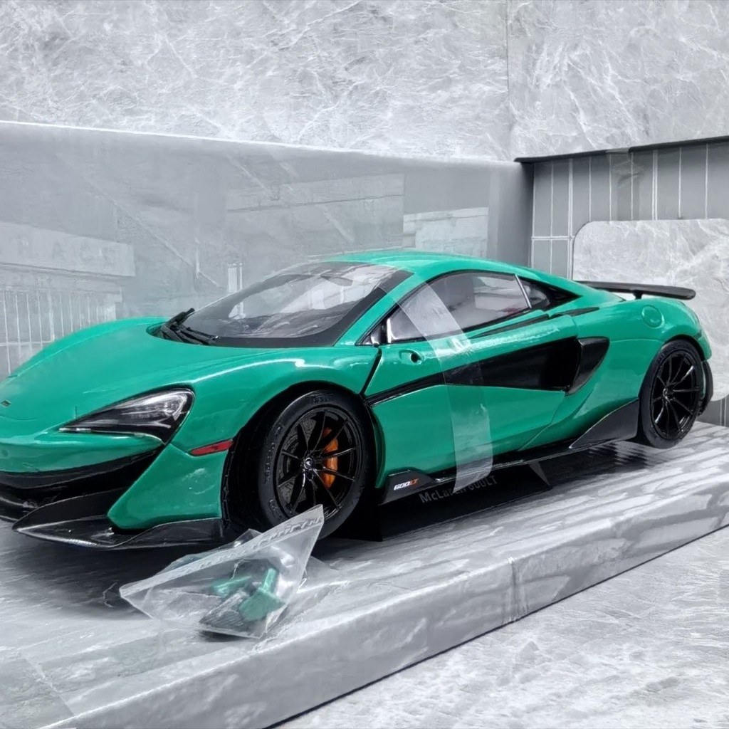 SOLIDO 1/18 MCLAREN 600LT F1 2018 MCLAREN รถรุ่นโลหะผสมยิงจริง
