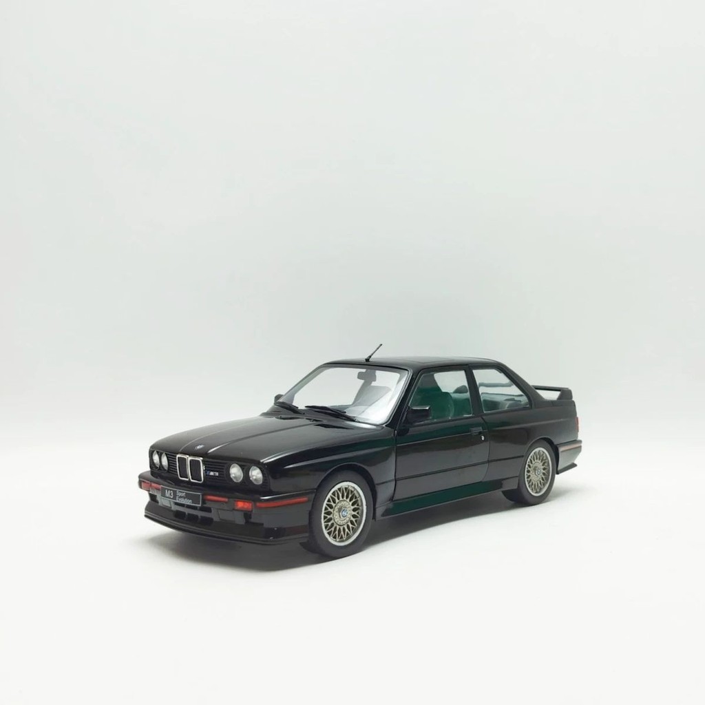Solido 1/18 BMW BMW E30 SPORT EVO 1990 โมเดลรถโลหะผสมเปิดสองประตู