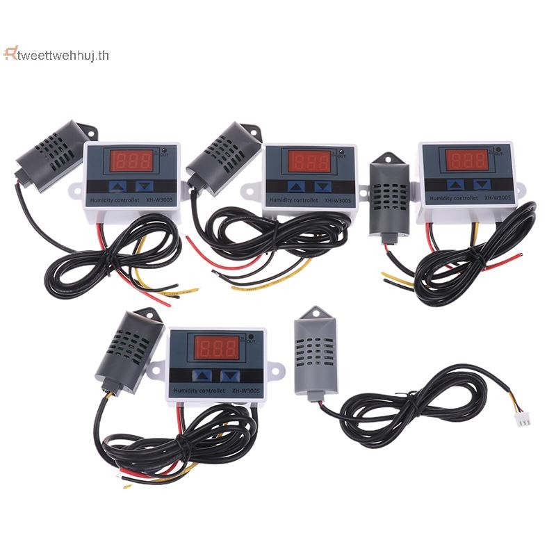 Tw XH-W3005 ดิจิตอลความชื้น 12V 24V 220V Humidistat ความชื้นควบคุม + ความชื้น Sensor huj