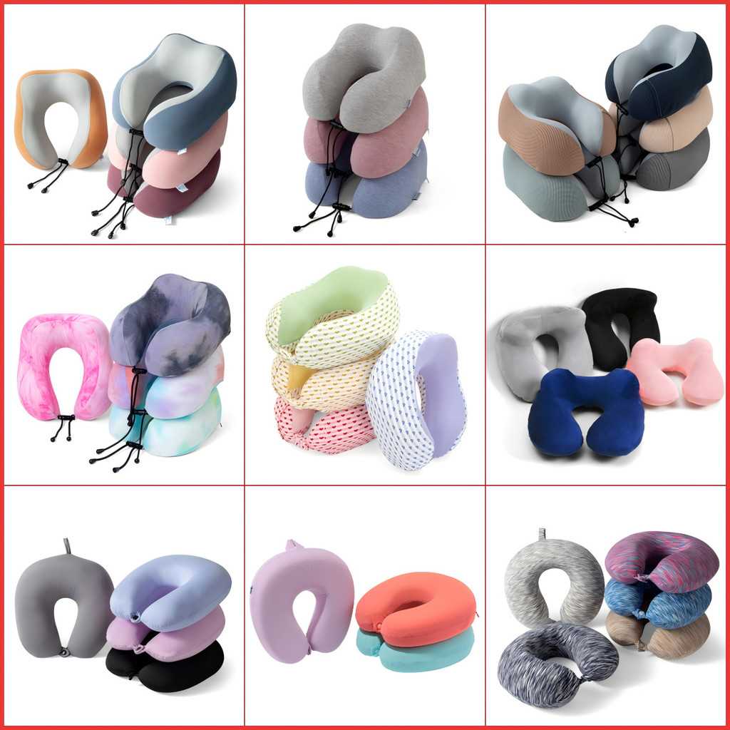 Travel Storage U-Shaped Neck Pillow Office Nap U-Shape Pillow Memory Foam Manufacturer Vhr4