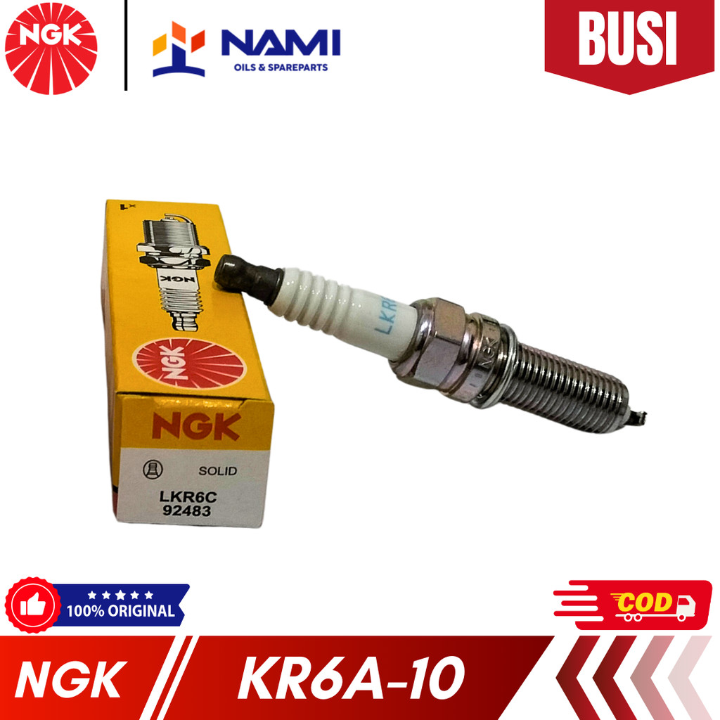 *NGK KR6A-10 / KR 6 A -10* หัวเทียนมอเตอร์ไซค์ - เดิม