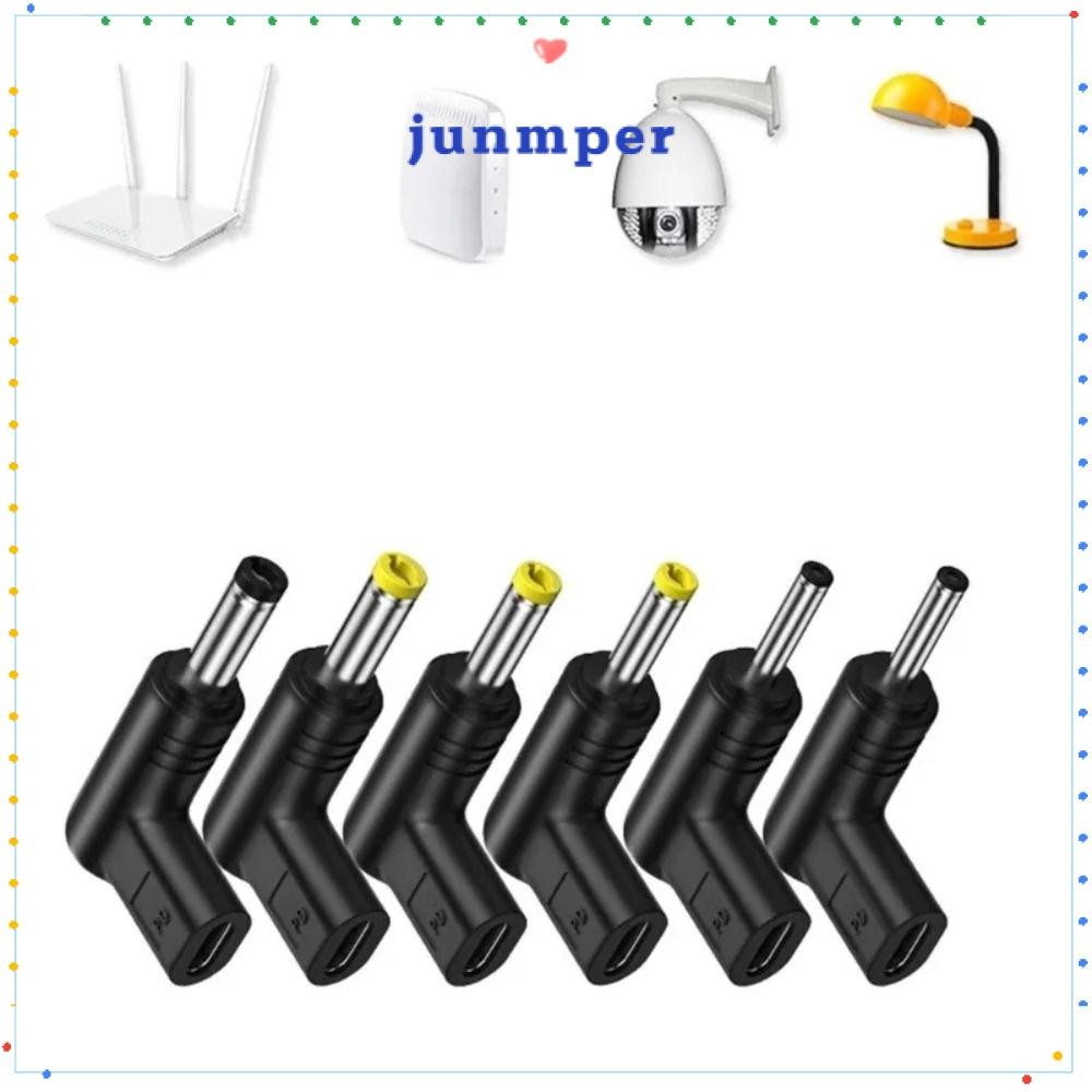 JUNMPER USB C PD to DC Power Connector, 5V 9V 12V Universal Type C to DC Jack Plug, อะแดปเตอร์ชาร์จส