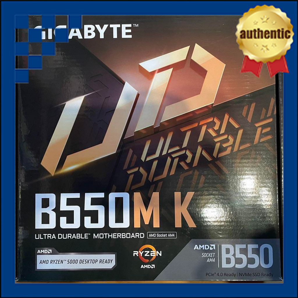 GIGABYTE B550M K Motherboard MicroATX [Equipped with AMD B550 Chipset] MB6135