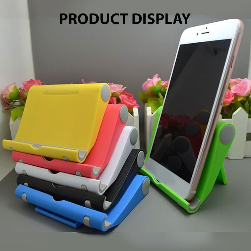 Universal Mini โทรศัพท์มือถือ Stents แบบพกพาหมุน Desktop Table Holder ขาตั้งพับได้สําหรับสมาร์ทโฟนและแท็บเล็ต