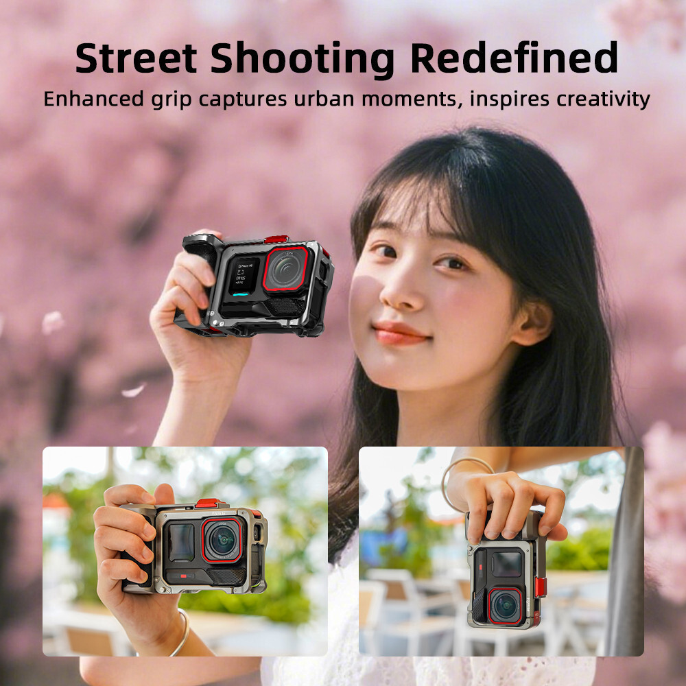 เข้ากันได้กับ ta360 Ace Pro2/Ace pro xplorer grip kit action กล้องกรง add-onHT99 5GBY