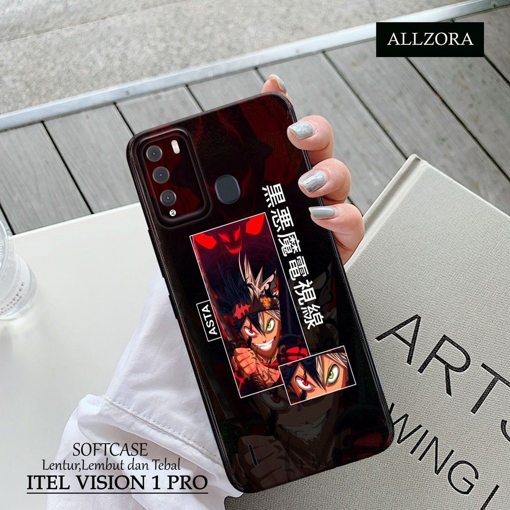 ALLZORA - เคส Itel Vision 1 Pro ล่าสุด - เคสแฟชั่น AESTHETIC - Softcase Pro Camera - เคสโทรศัพท์ Ite