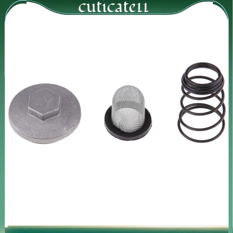 [cuticate11] GY6 Engine Oil Drain Bolt Screw Oil Filter Mesh Spring Set 50 80 125 150cc