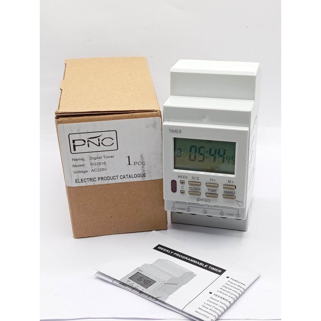Digital timer KG2516 AC220V  KG-2516  TIMER SWITCH  7 DAY นาฬิกาตั้งเวลา 7วัน รับประกันนานถึง7วัน