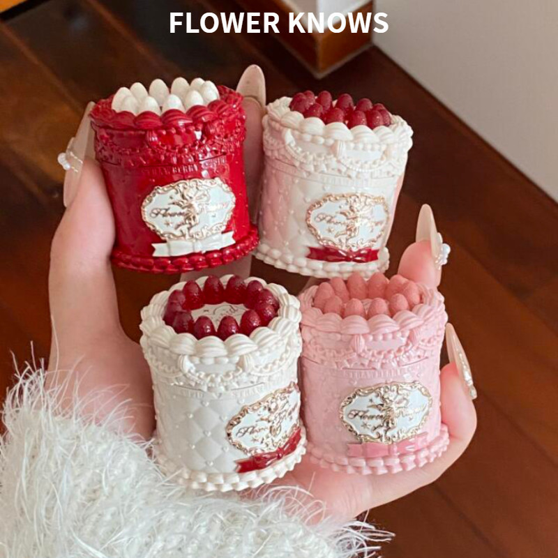 FLOWER KNOWS Lip Gloss "Qupid" Strawberry Series ลิปกลอสไร้ริมฝีปาก