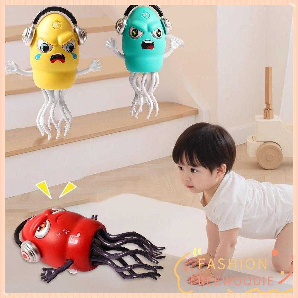 FREEWOODIE Magic Dancing Octopus ของเล่น, สเปรย์ไฟฟ้า Auto-Dance Octopus ของเล่น, Crawling เต้นรําหล