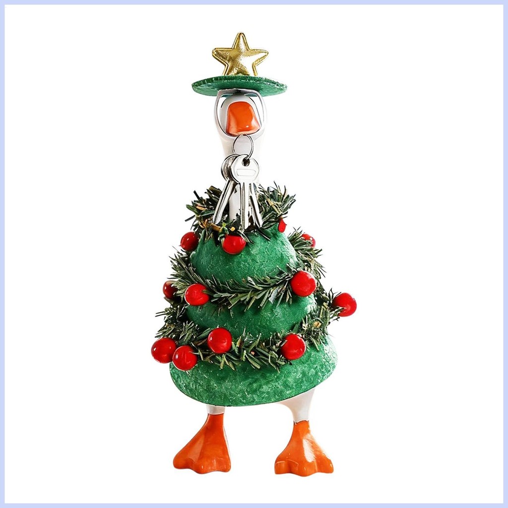 ต้นคริสต์มาส Geese ชุดต้นคริสต์มาสรูปสนามหญ้าตกแต่ง Geese เครื่องแต่งกายเสื้อผ้าสําหรับฉลองวันหยุด c