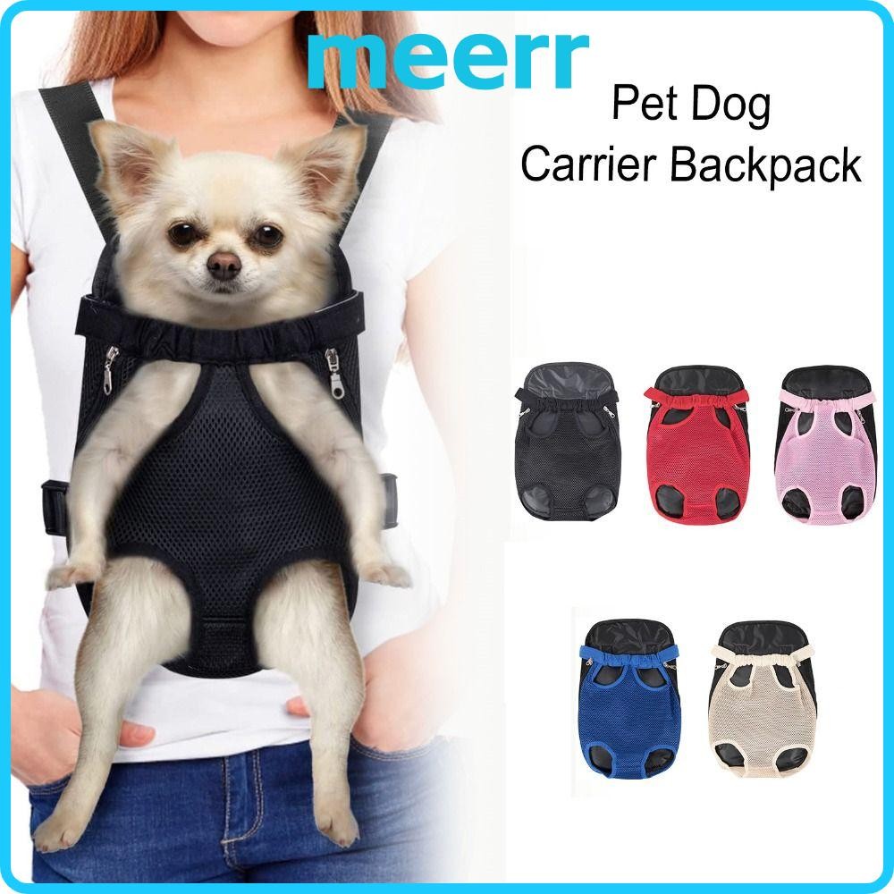 MEERR Pet Carrier Backpack, Breathable Adjustable Dog Backpack Carrier, Dog Front Carrier Puppies Po