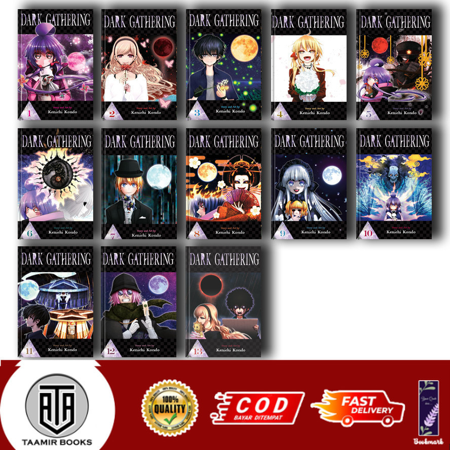 Manga Dark Gathering (10 Book Series) โดย Kenichi Kondo (ภาษาอังกฤษ)