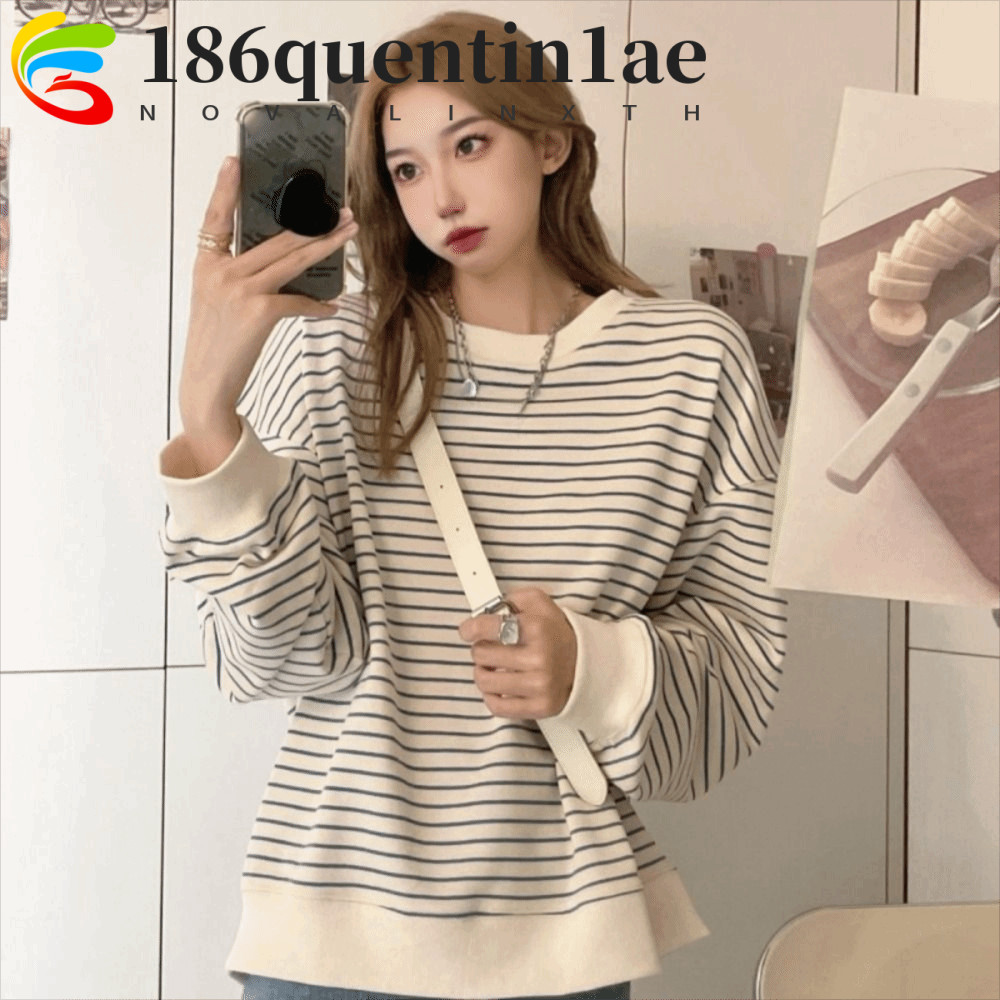 HOODIES ลายหลวม V คอ สไตล์เกาหลี Y2K STREETWEAR สำหรับผู้หญิง