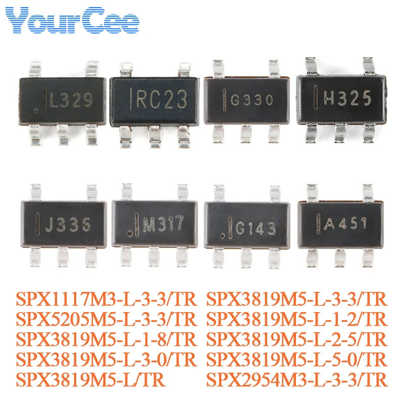 50 ชิ้น/5 ชิ้น SPX3819M5-L SPX3819M5-L-3-3-3/TR L3 SPX3819 S S SOT23-5 Regulator LDO 500mA 3.3V IC ช