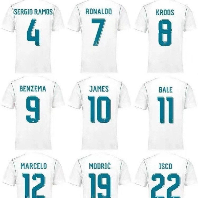 warrix official store กีฬา เสื้อวินเทจเสื้อฟุตบอล Classic Ronaldo เอ็มessi Henry Zidane Pike Pepe Su