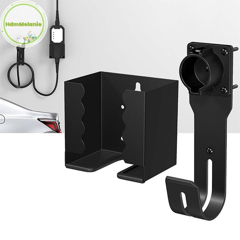 HDMM EV Charger Holder Wall Mount Kit EV Charger Holster Dock สําหรับ SAE J1772 Connector J-Hook EV Charger Cable ผู้ถือ TH