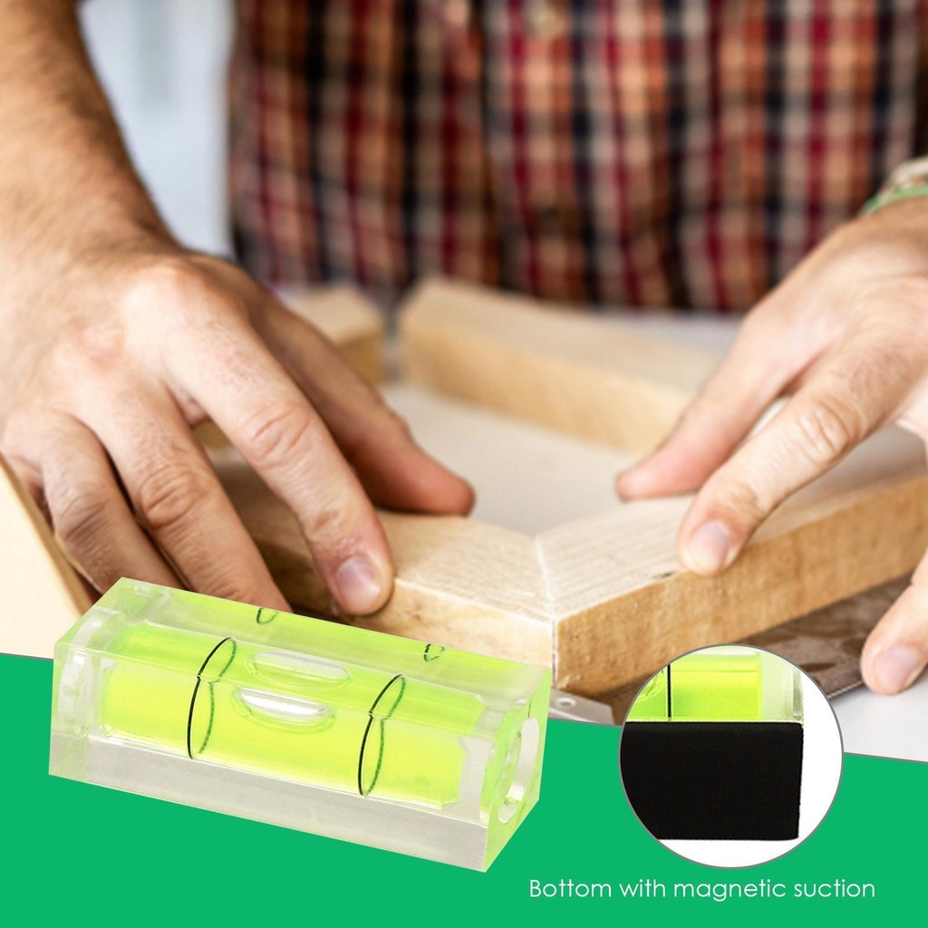 Pocket Spirit Level Mini Spirit Level Bubble Tool แบบพกพา Bubble Spirit Level Gradienter Spirit Leve
