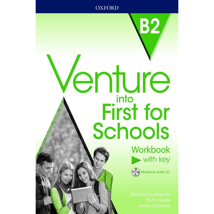 Bundanjai (หนังสือ) Venture into First for Schools: B2 :Workbook With Key Pack (P)