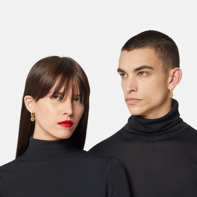 ต่างหู cristallo VERSACE Lady La Medusa เป็นของขวัญ CHRISTMAS ที่สวยงาม