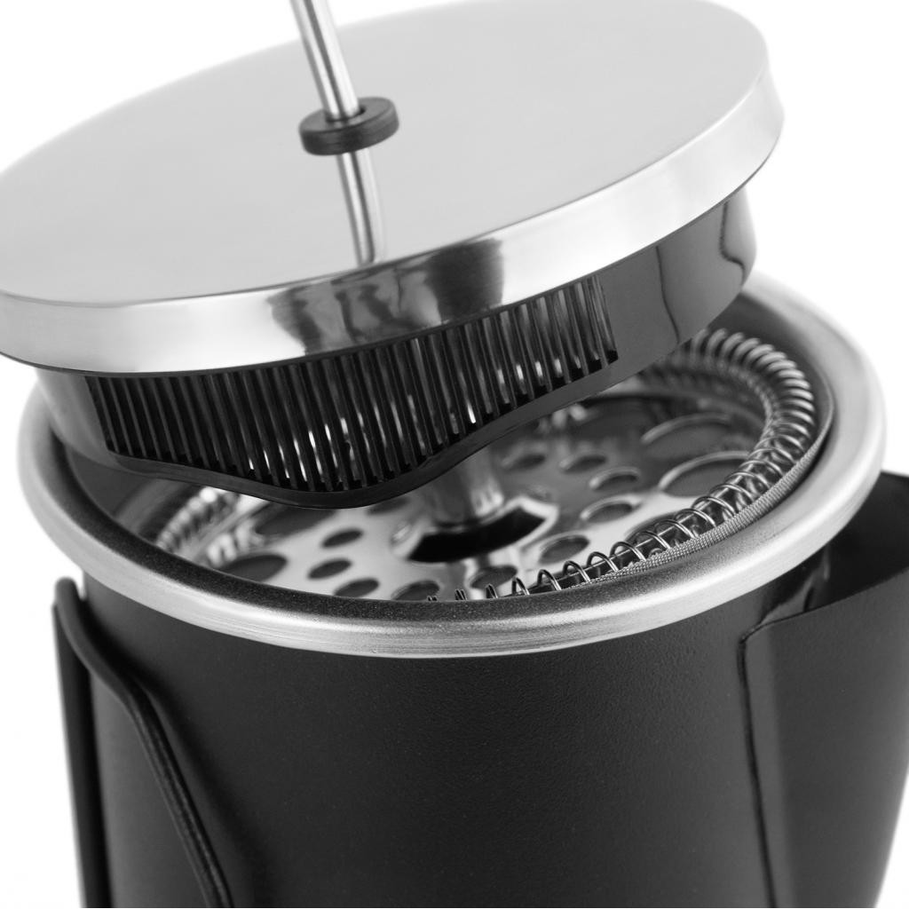 Coo TARSHYRY เครื่องชงกาแฟ French Press 1L ความจุขนาดใหญ่ 304 หม้อสแตนเลสพร้อมที่จับพับได้สําหรับกลา