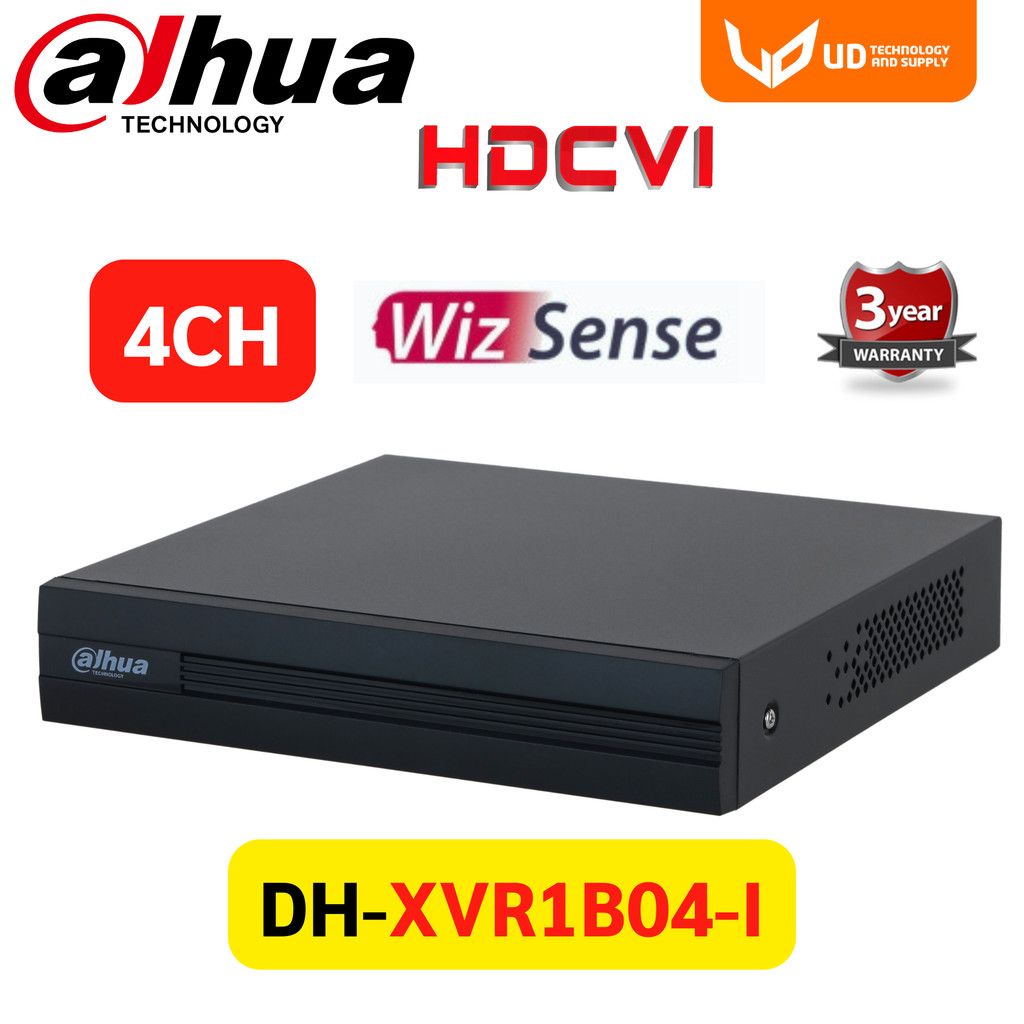 Dahua เครื่องบันทึก CooperSeries รุ่น XVR1B04-I (4ช่อง)รองรับ 5 ระบบ รองรับสูงสุด 2MP รับประกัน 2 ปี