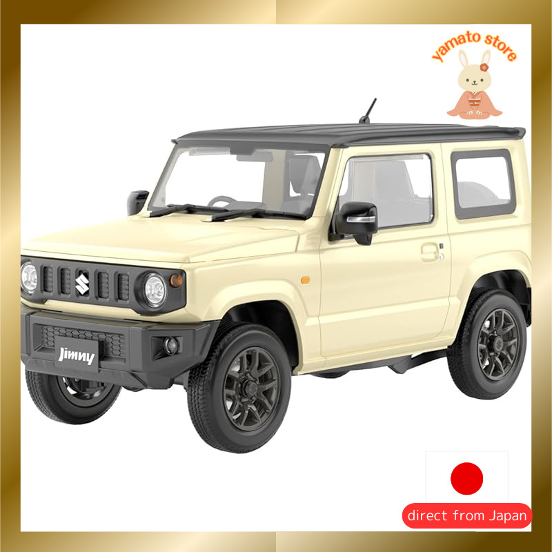 Aoshima Bunka Kyozai Co., Ltd. 1/24 Gakupura Snap Car Series No.03-CI JB64 Jimny 2018 Chiffon Ivory 