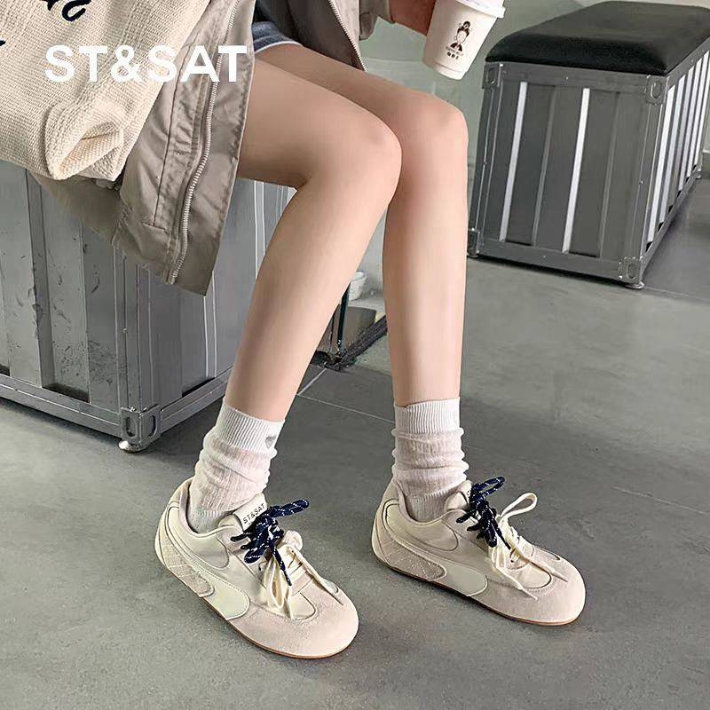 Casual Mango Dopamine Spring and Autumn German Training Shoes Versatile Student Women's Shoes MAzM