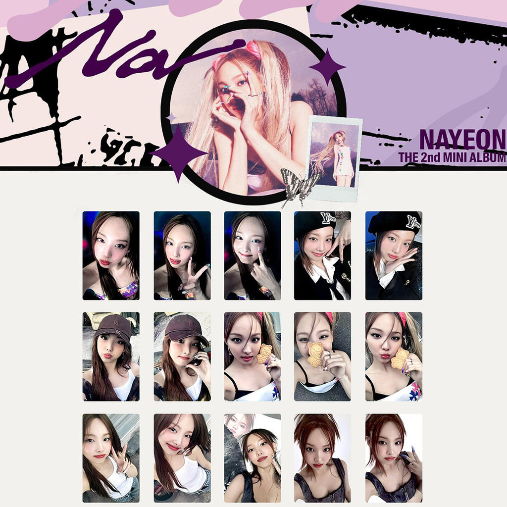 สองครั้ง Lin Nalian เดี่ยวเดี่ยววินาทีมินิอัลบั้ม NA การ์ดอัลบั้ม NAYEON Photo Card