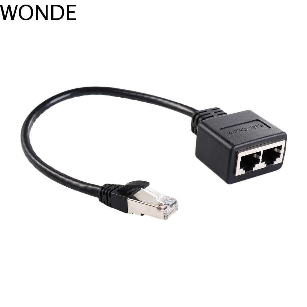 WONDE Gigabit Ethernet Splitter Ethernet Socket Splitter Cable Extension Cable Network Connector อุป