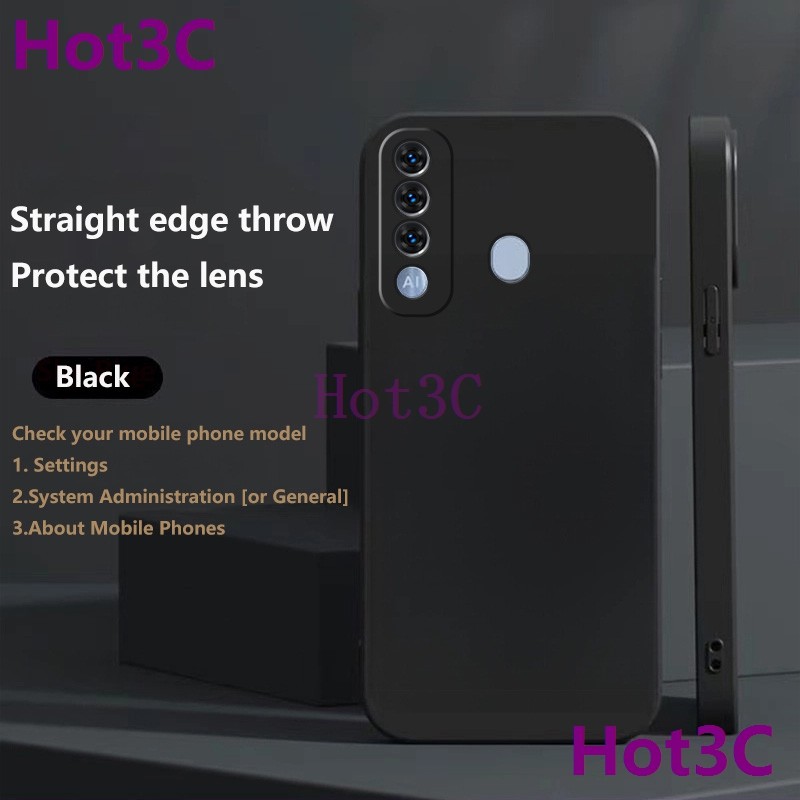เคส For Infinix Tecno Spark 7 Pro tpu YTCS ซิลิโคนเคสโทรศัพท์สีทึบเรียบง่าย ราคา ถูกที่สุด ดีลบีเคเค แกลเลอรีภาพที่ 2