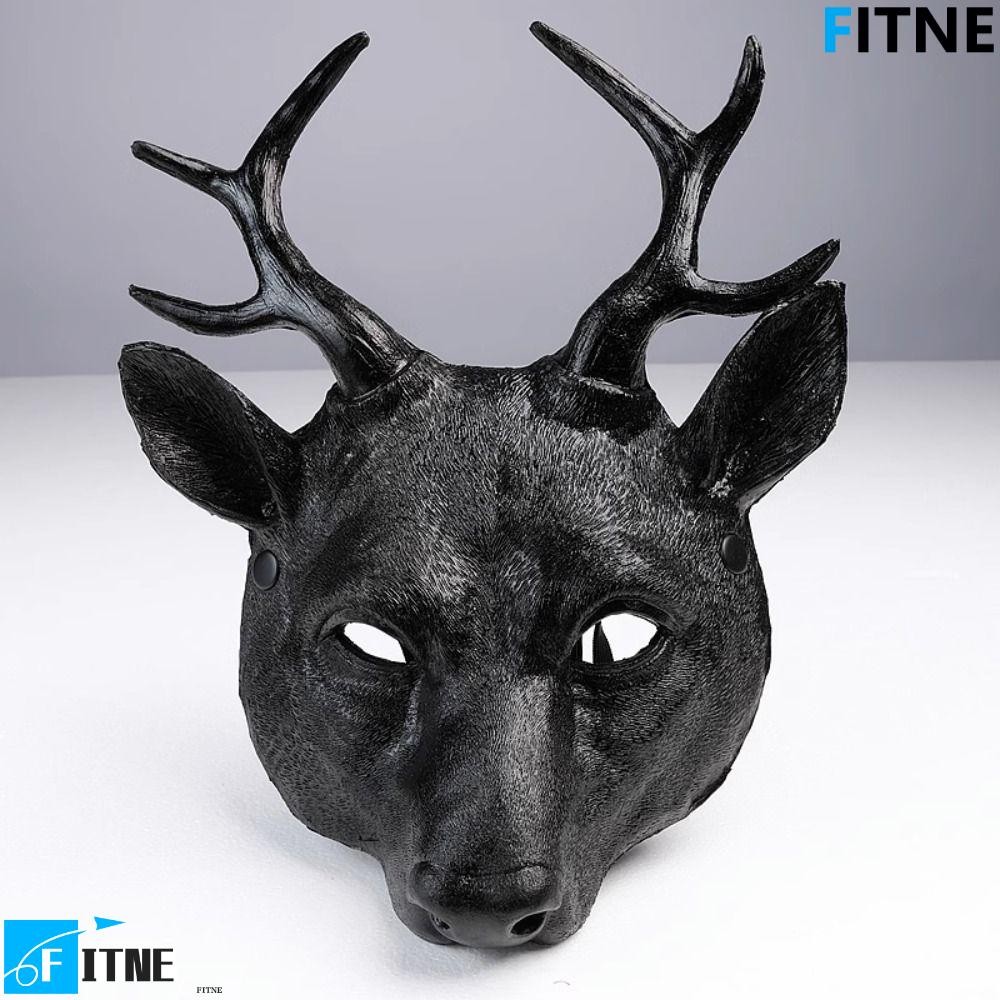 FITNE กวางหัวหน้ากากแฟนซี Carnival สําหรับผู้หญิงอะนิเมะคอสเพลย์ Pros Masquerade หน้ากาก Party Suppl