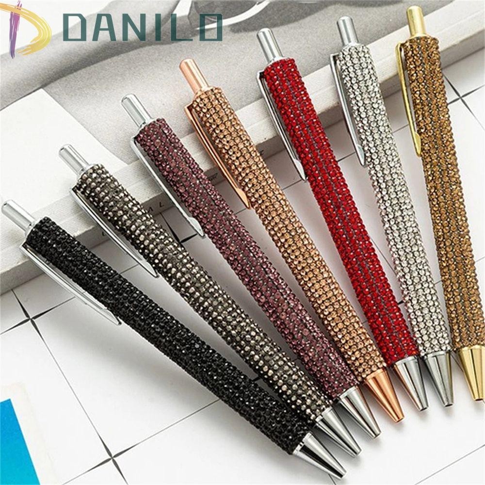 DANILO1 ปากกาลูกลื่น School Supply นักเรียนคุณภาพสูง Bright Sparkling Luxury Signature Pen