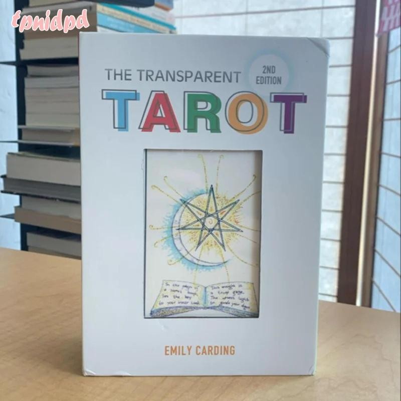 [tpnidpd] ไพ่ทาโรต์ใส Zodiac Tarot Deck สําหรับผู้อ่านผู้เชี่ยวชาญผู้ที่ชื่นชอบ