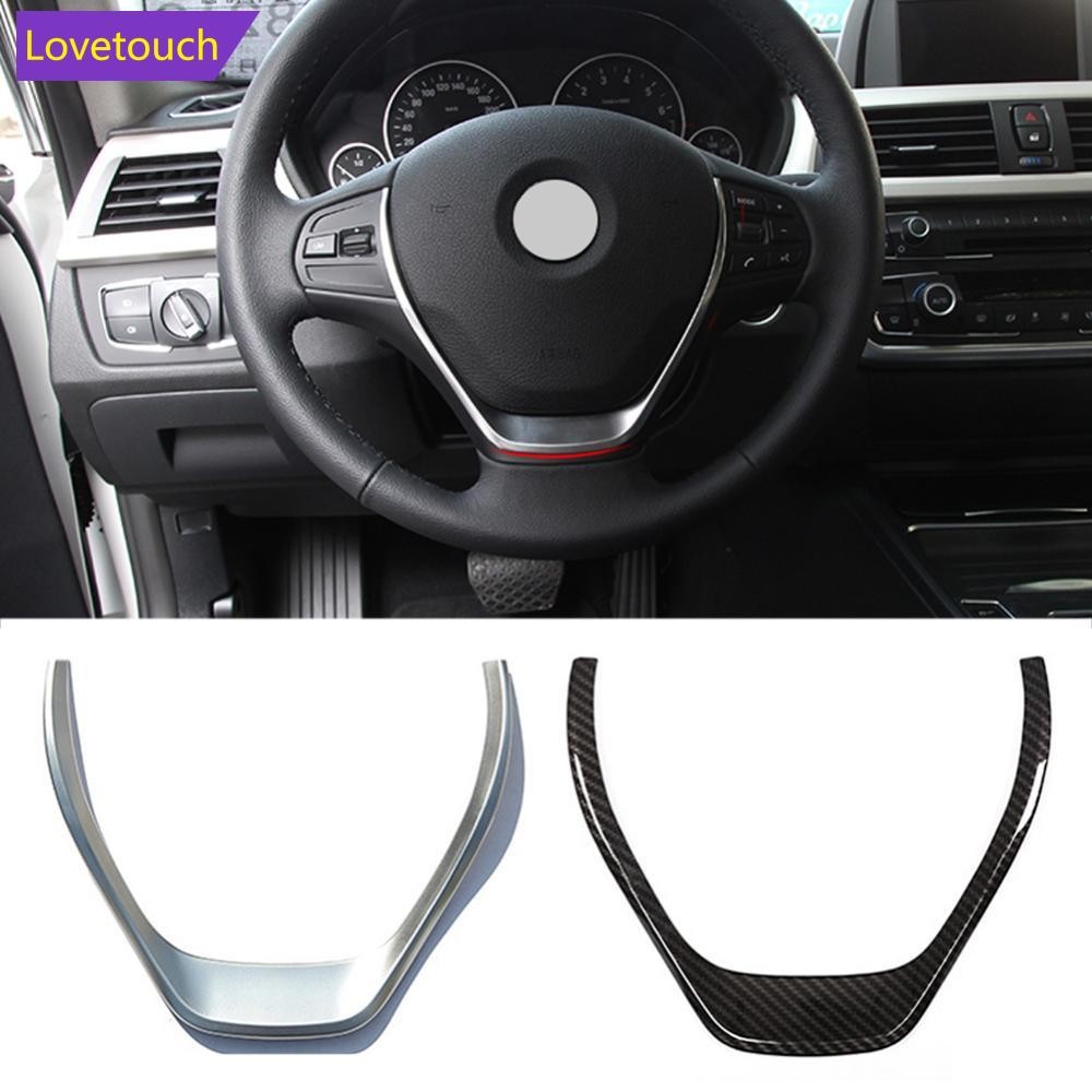 LOVETOUCH พวงมาลัยรถตกแต่งกรอบแผงสําหรับ BMW 3 Series F30 F32 F34 2013-2019 อุปกรณ์ตกแต่งภายใน A4F3