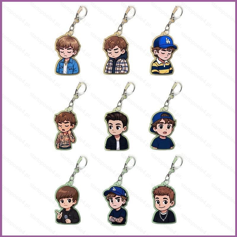 Justin Bieber อะคริลิคพวงกุญแจกระเป๋าเป้สะพายหลังจี้ SWAG กระเป๋าอุปกรณ์เสริมดาว Periphery