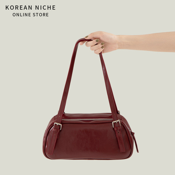 perota brand กระเป๋า cecelle กระเป๋าโบว์ลิ่งดีไซน์เฉพาะสำหรับผู้หญิงแบบใหม่ปี2025กระเป๋าสะพายไหล่คุณ