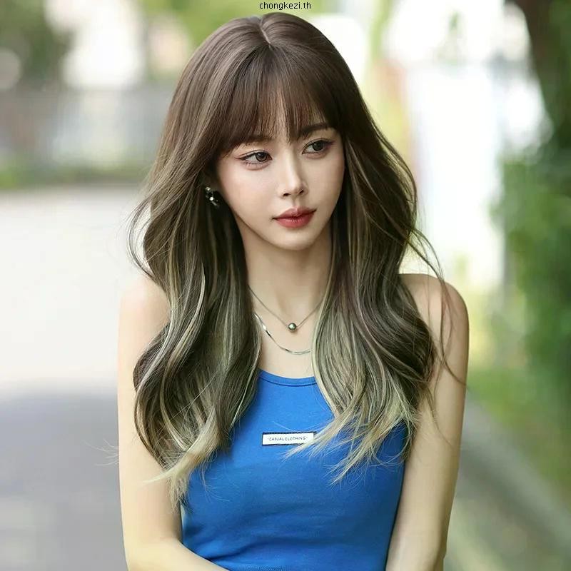 7jhh WIGS C-0364 วิกผมยาวหยิก สีเบจ สําหรับผู้หญิง