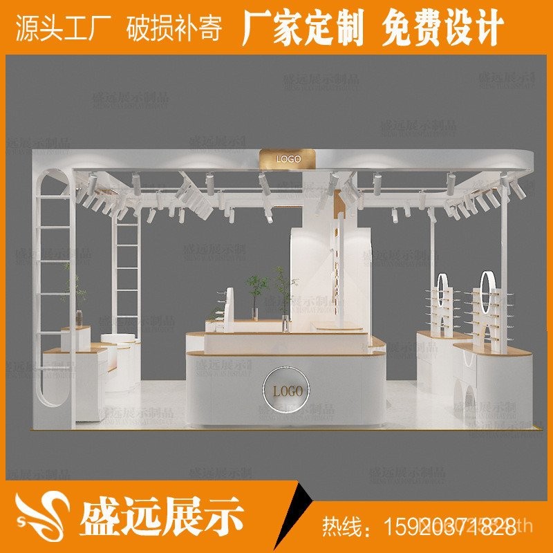 เครื่องประดับ Nakajima ชั้นวางต่างหูตู้โชว์เครื่องเขียนหลายแขวนสร้อยคอตู้แสดงชั้นวางห้างสรรพสินค้า U