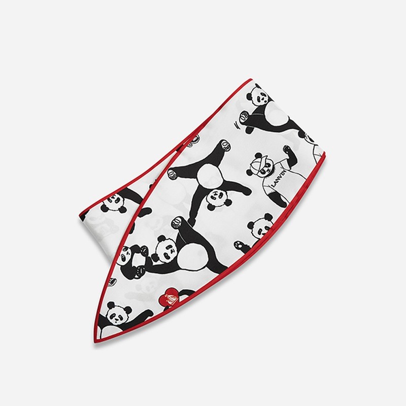 LANVIN LANVIN Official Flagship Store Panda LANVIN Silk Scarf
