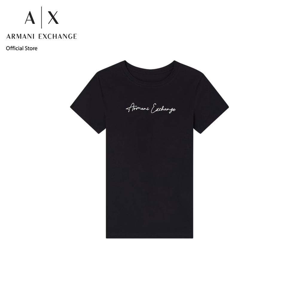 Armani Exchange เสื้อยืดผู้หญิง รุ่น XW000839-AF10356-MC021 - สีดำ