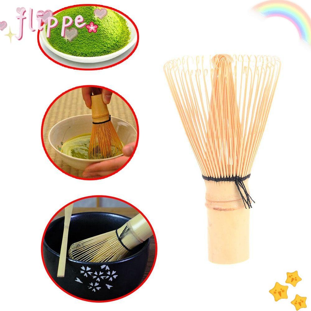 FIPE 80 Fringe Bamboo Brush Home Japanese Tea Set Green Tea Matcha Bamboo Accessories