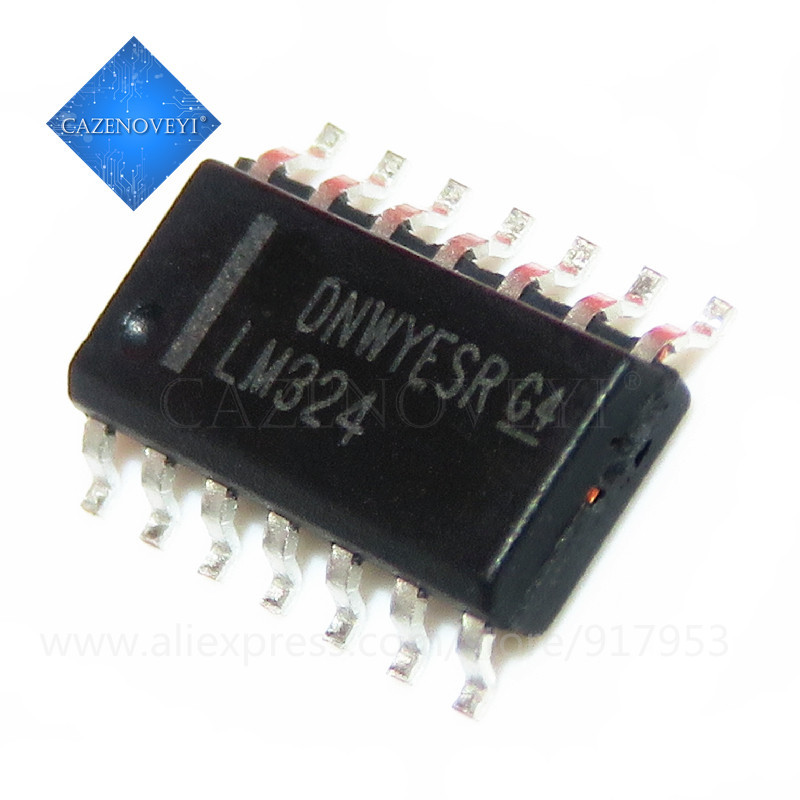 20 ชิ้น LM324DR2G LM324DR LM324DT LM324 SOP-14 ชิปเดิมใหม่