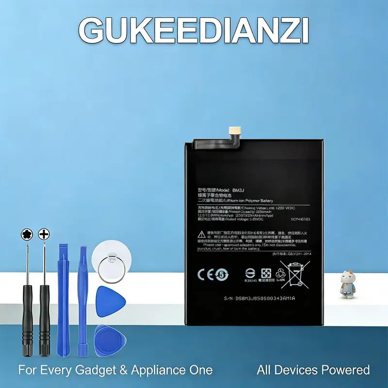แบตเตอรี่ BM3J 3350mAh สําหรับ Xiaomi 8 Lite MI8 Lite เปลี่ยนโทรศัพท์มือถือที่เชื่อถือได้