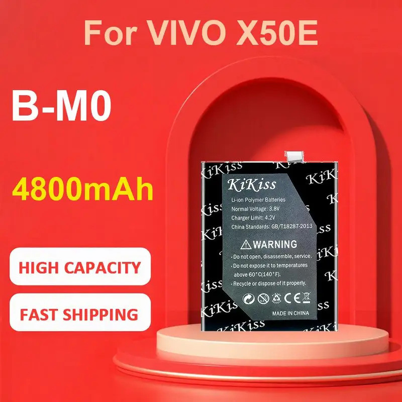 แบตเตอรี่ KiKiss สําหรับ VIVO X50E,B-M0,4800mAh