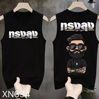 COD จัดส่งตลอด 24 ชั่วโมง Fanfei เสื้อกล้ามผ้าฝ้ายแท้ พิมพ์หน้าหลังหลวมแฟชั่นใส่กีฬาผู้ชายฤดูร้อนพร้อมส่ง