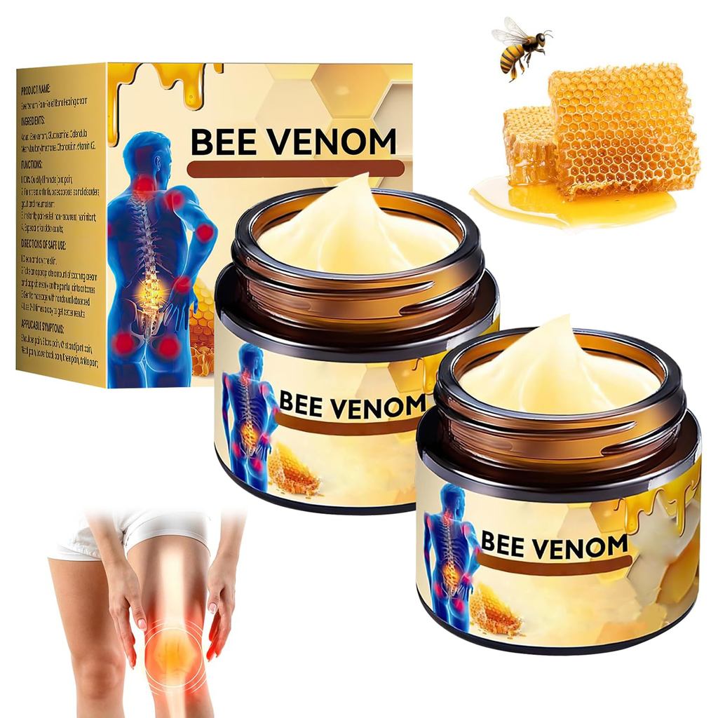 2 ชิ้น Bee Venom Cream, Bee Venom Advanced Cream, Professional Bee Venom Gel, Moisturizing Skin SIEM