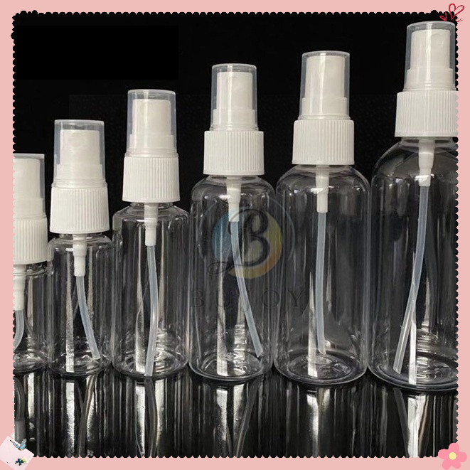 AuraLife ขวดสเปรย์ สีใส ขวดใส่สเปรย์พกพา ขวดสเปรย์น้ำหอม มี ขนาด 30 50 100มล ขวดสเปรย์แอลกอฮอล์ Transparent bottle spray