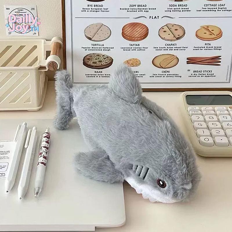 GPHA>น่ารักตุ๊กตาฉลามกรณีดินสอเครื่องเขียนนักเรียนอุปกรณ์การเรียนน่ารักตุ๊กตาBa To School Storageกระเป๋าปากกากระเป๋าเครื่องเขียนใหม่