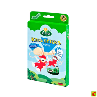 อาร์ลา Arla คิดส์ สติ๊กส์ ชีส 18 ก. แพ็ค 6